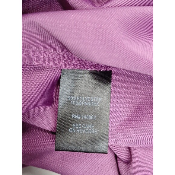 Torrid Skirt Sz 4 / 4X Purple Crushed Velvet Circle Mini Elastic Waist Skater - Picture 6 of 7